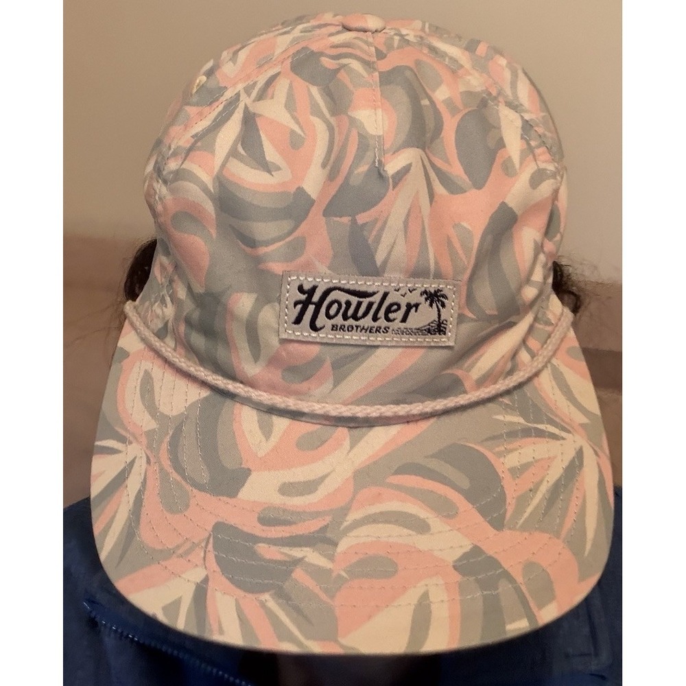 Howler Brothers Camo Unstructured Snapback Hat Monstera Mash Surfer Beachy